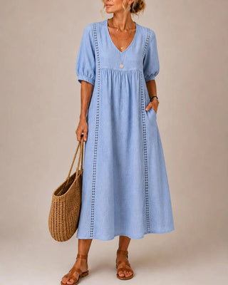 Sofia | Robe Midi d’Été