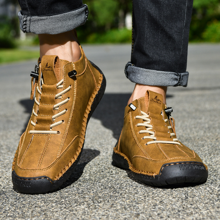 DELACROIX | CHAUSSURES EN NABUK AVEC ZIP POUR HOMME