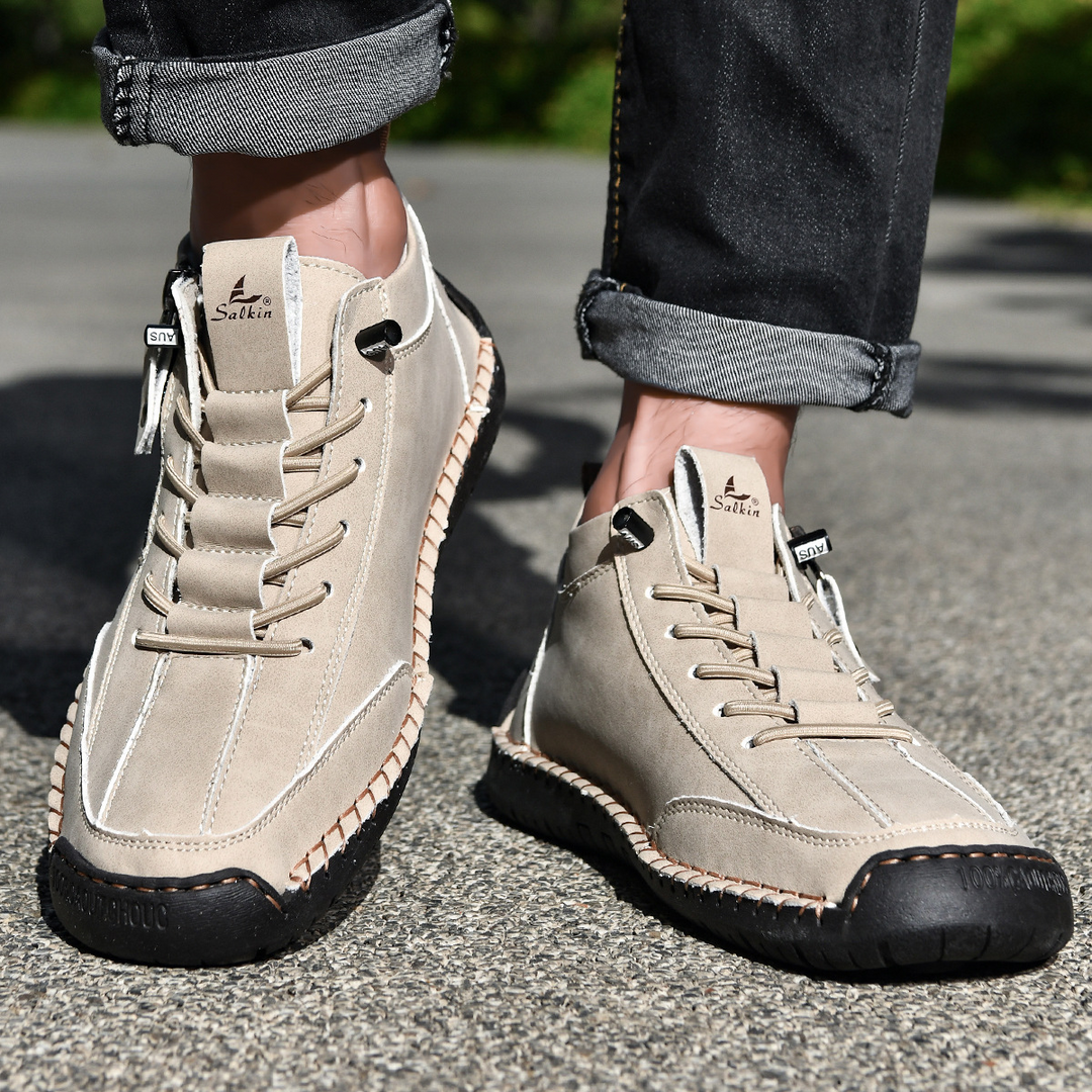 DELACROIX | CHAUSSURES EN NABUK AVEC ZIP POUR HOMME