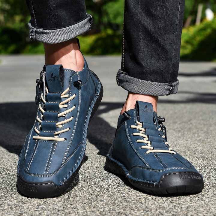 DELACROIX | CHAUSSURES EN NABUK AVEC ZIP POUR HOMME