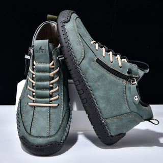 DELACROIX | CHAUSSURES EN NABUK AVEC ZIP POUR HOMME
