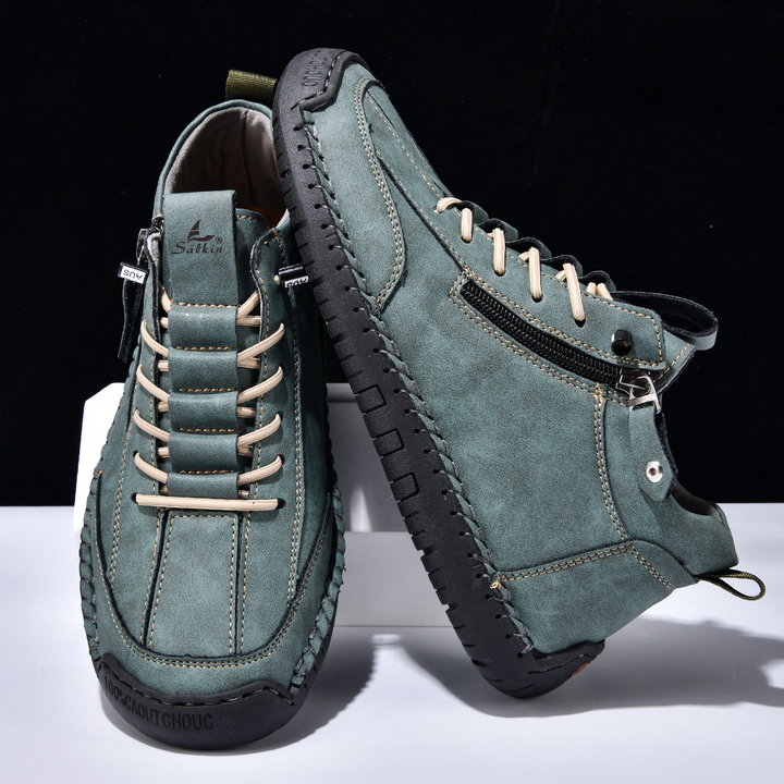 DELACROIX | CHAUSSURES EN NABUK AVEC ZIP POUR HOMME