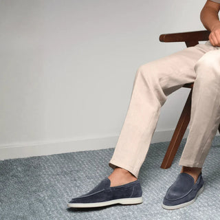 Henri | Mocassin en suède refiné pour hommes