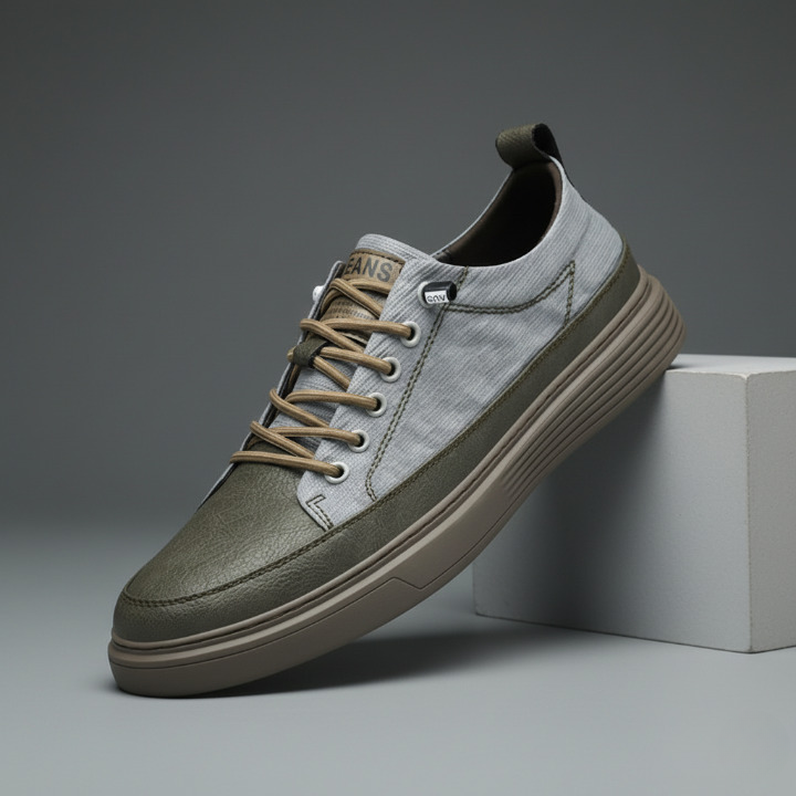 DELACROIX | BASKETS EN CUIR POUR HOMME