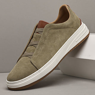 DELACROIX | CHAUSSURES SANS LACETS EN DAIM POUR HOMME