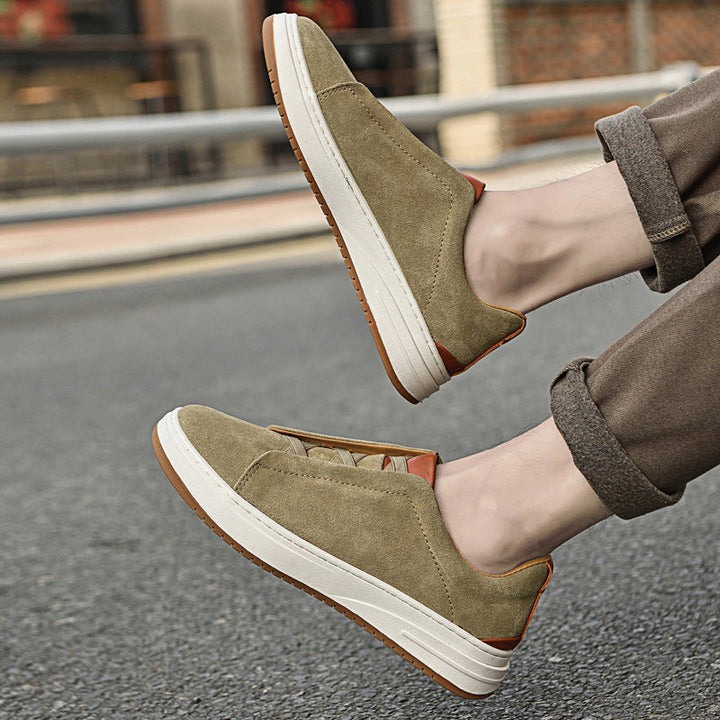 DELACROIX | CHAUSSURES SANS LACETS EN DAIM POUR HOMME