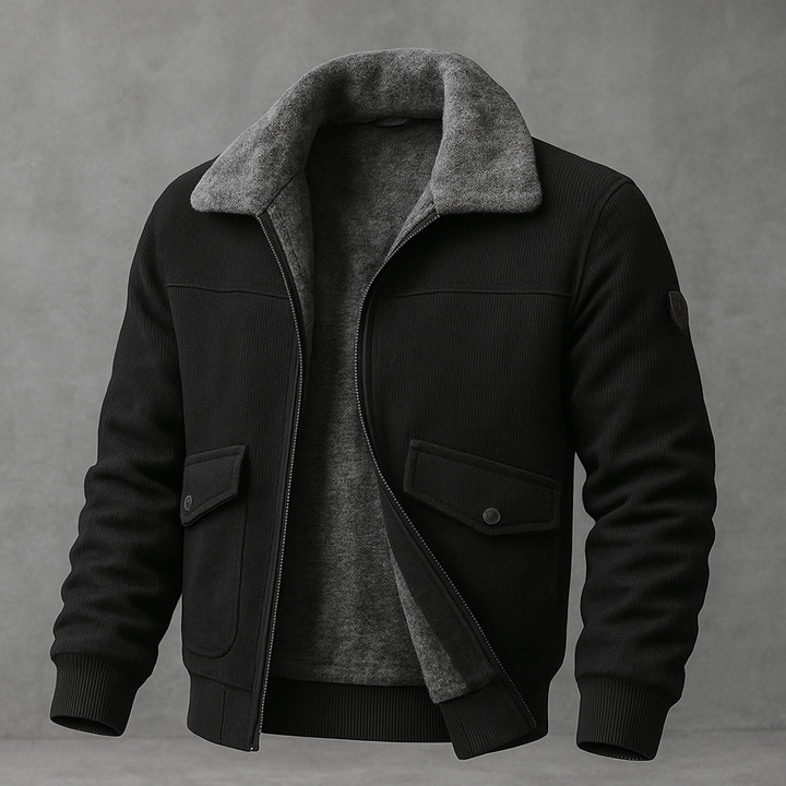 DELACROIX | VESTE POUR HOMME AVEC FAUSSE FOURRURE