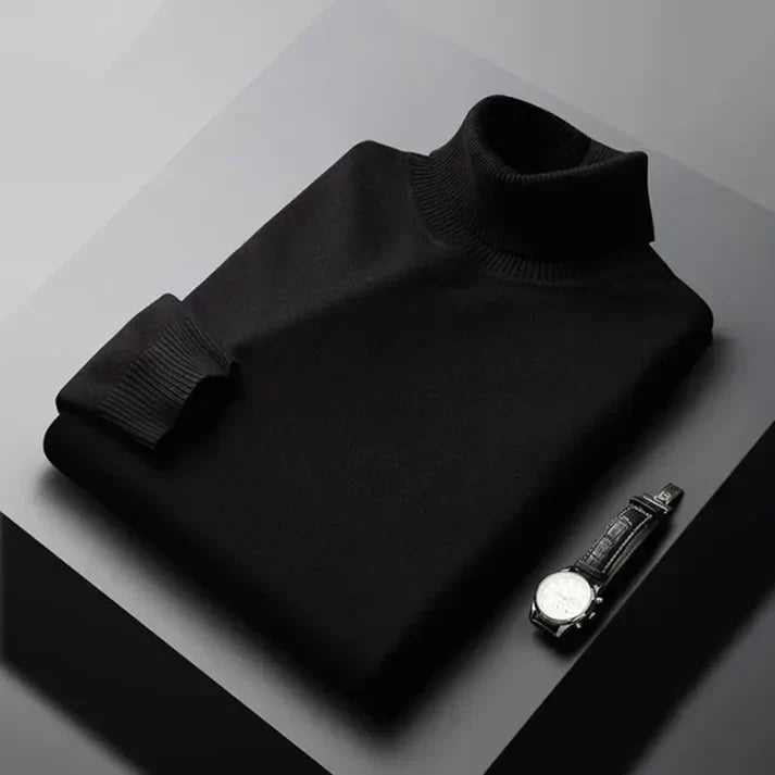 DELACROIX | PULL EN MAILLE À COL ROULÉ POUR HOMME