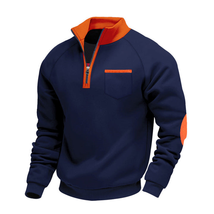 DELACROIX | PULL EN POLAIRE AVEC MOITIÉ ZIP POUR HOMME
