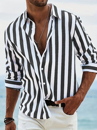 Lucas™| Chemise Rayée Élégante