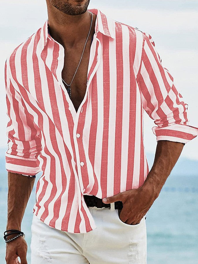 Lucas™| Chemise Rayée Élégante