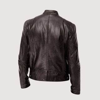 DELACROIX | VESTE EN CUIR HAUT DE GAMME ÉLÉGANTE POUR HOMME