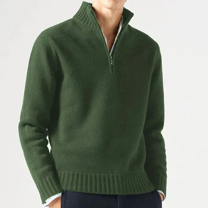 DELACROIX | DOLCEVITA EN LAINE AVEC ZIP POUR HOMME