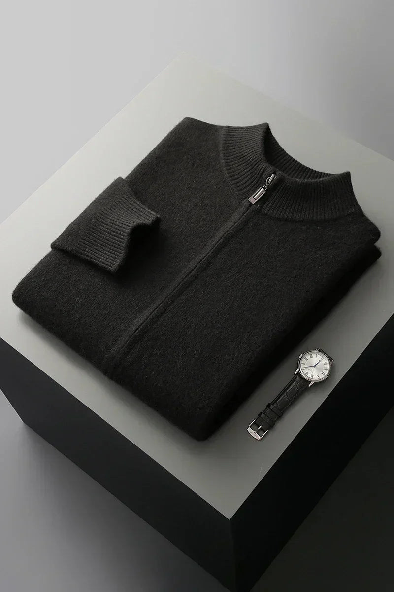 DELACROIX | GILET DE LUXE EN LAINE DE CACHEMIRE PREMIUM