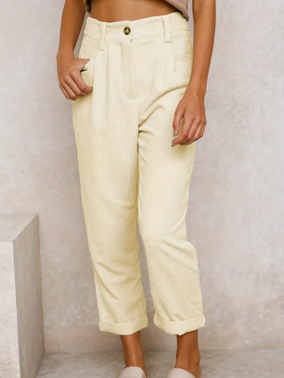 Cassidy - Pantalon Décontracté Intemporel