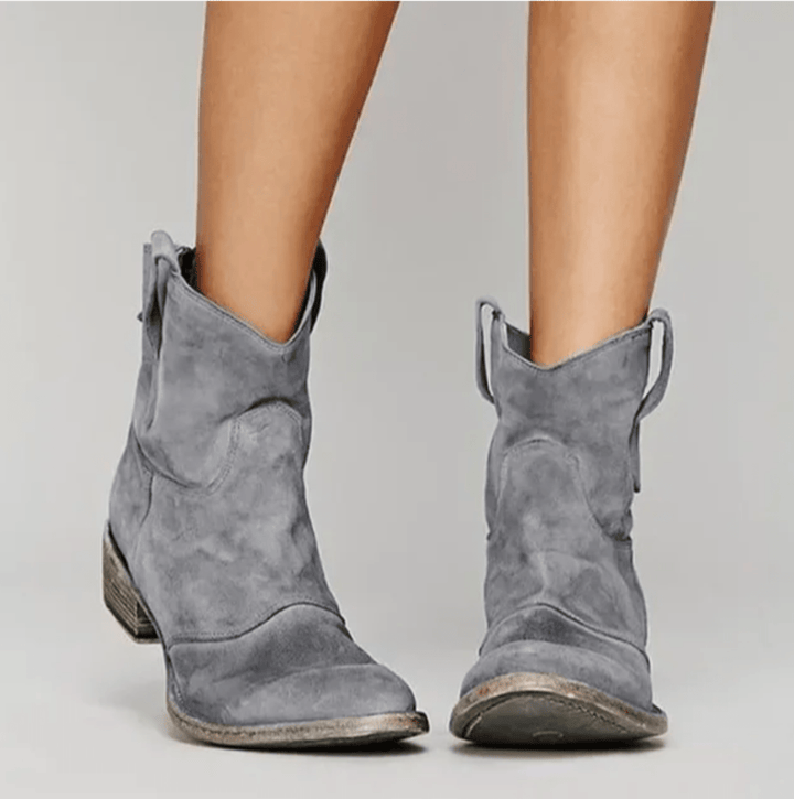Élina | Bottines Western Suédine