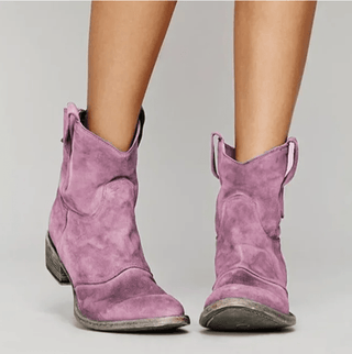 Élina | Bottines Western Suédine