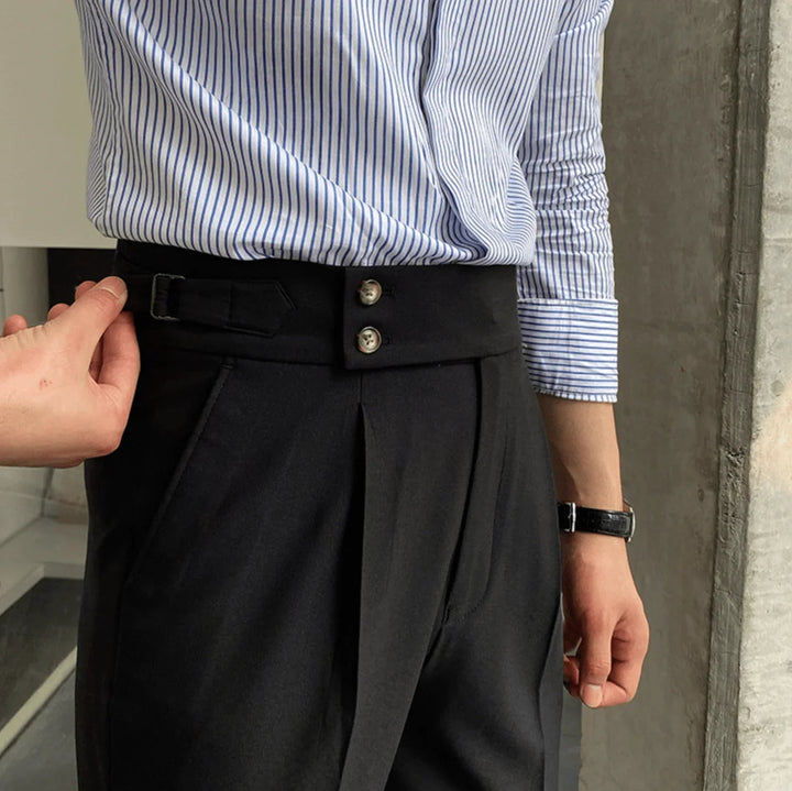 Edward | Pantalons Taille Haute Élégants