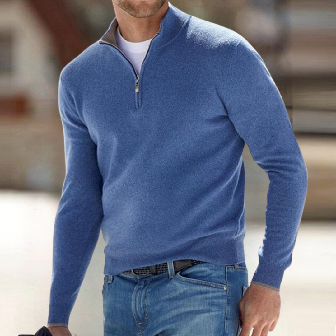 DELACROIX | PULL ZIPPÉ POUR HOMME