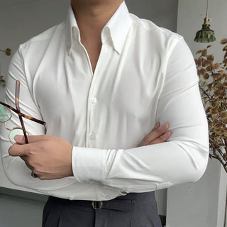 VALLURE | CHEMISE ATHLÉTIQUE ITALIENNE POUR HOMME EN BAMBOU
