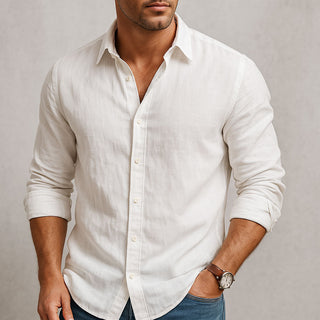 VALLURE | CHEMISE ESSENTIELLE EN LIN POUR HOMME