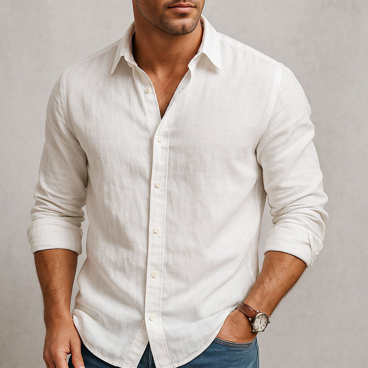 VALLURE | CHEMISE ESSENTIELLE EN LIN POUR HOMME