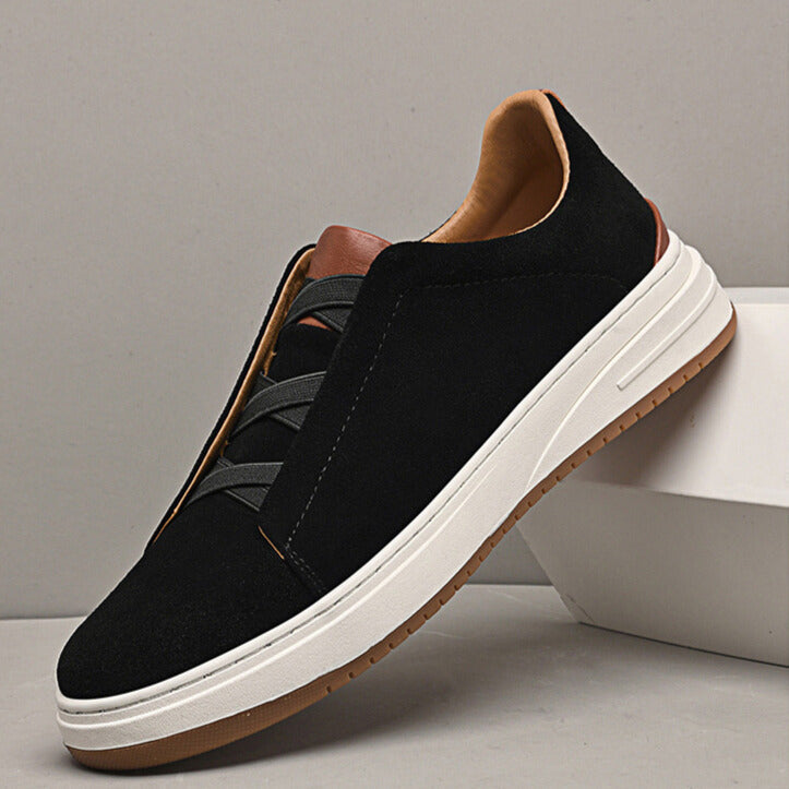 DELACROIX | CHAUSSURES SANS LACETS EN DAIM POUR HOMME
