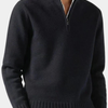 DELACROIX | DOLCEVITA EN LAINE AVEC ZIP POUR HOMME