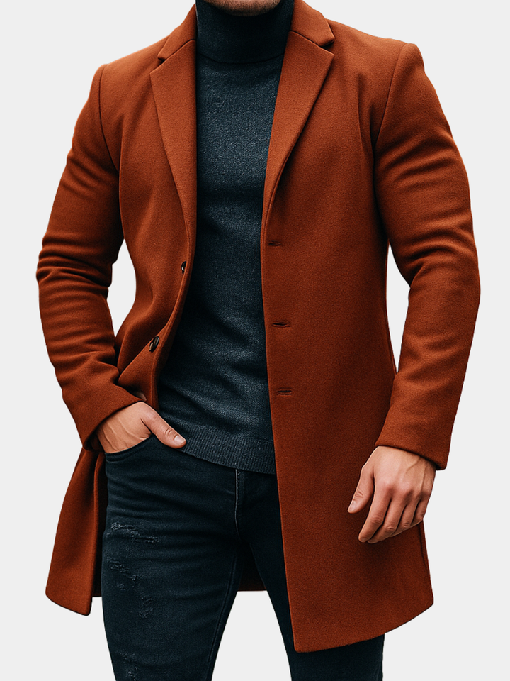 DELACROIX | TRENCH EN LAINE POUR HOMMES