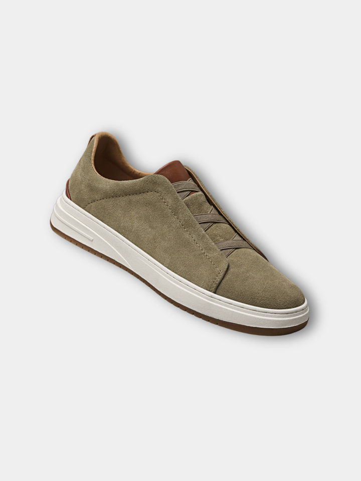 DELACROIX | CHAUSSURES SANS LACETS EN DAIM POUR HOMME