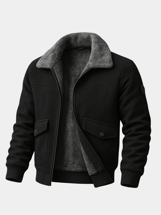 DELACROIX | VESTE POUR HOMME AVEC FAUSSE FOURRURE