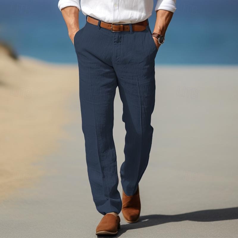 DELACROIX | PANTALON HOMME LUXE EN LIN PREMIUM