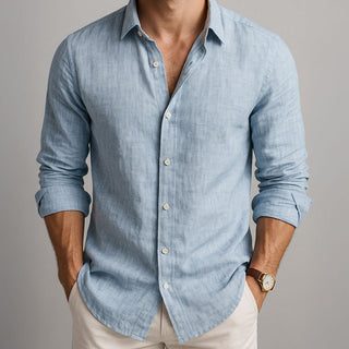 VALLURE | CHEMISE ESSENTIELLE EN LIN POUR HOMME
