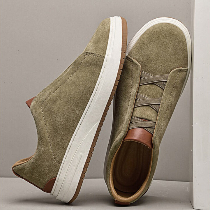 DELACROIX | CHAUSSURES SLIP-ON EN DAIM POUR HOMME