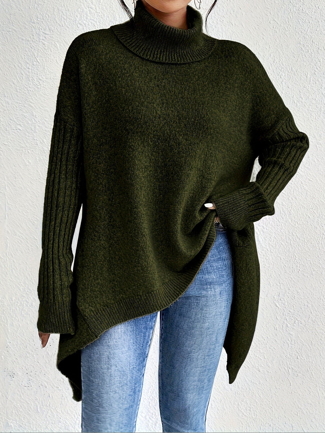 Gabrielle | Pull Col Roulé Ample