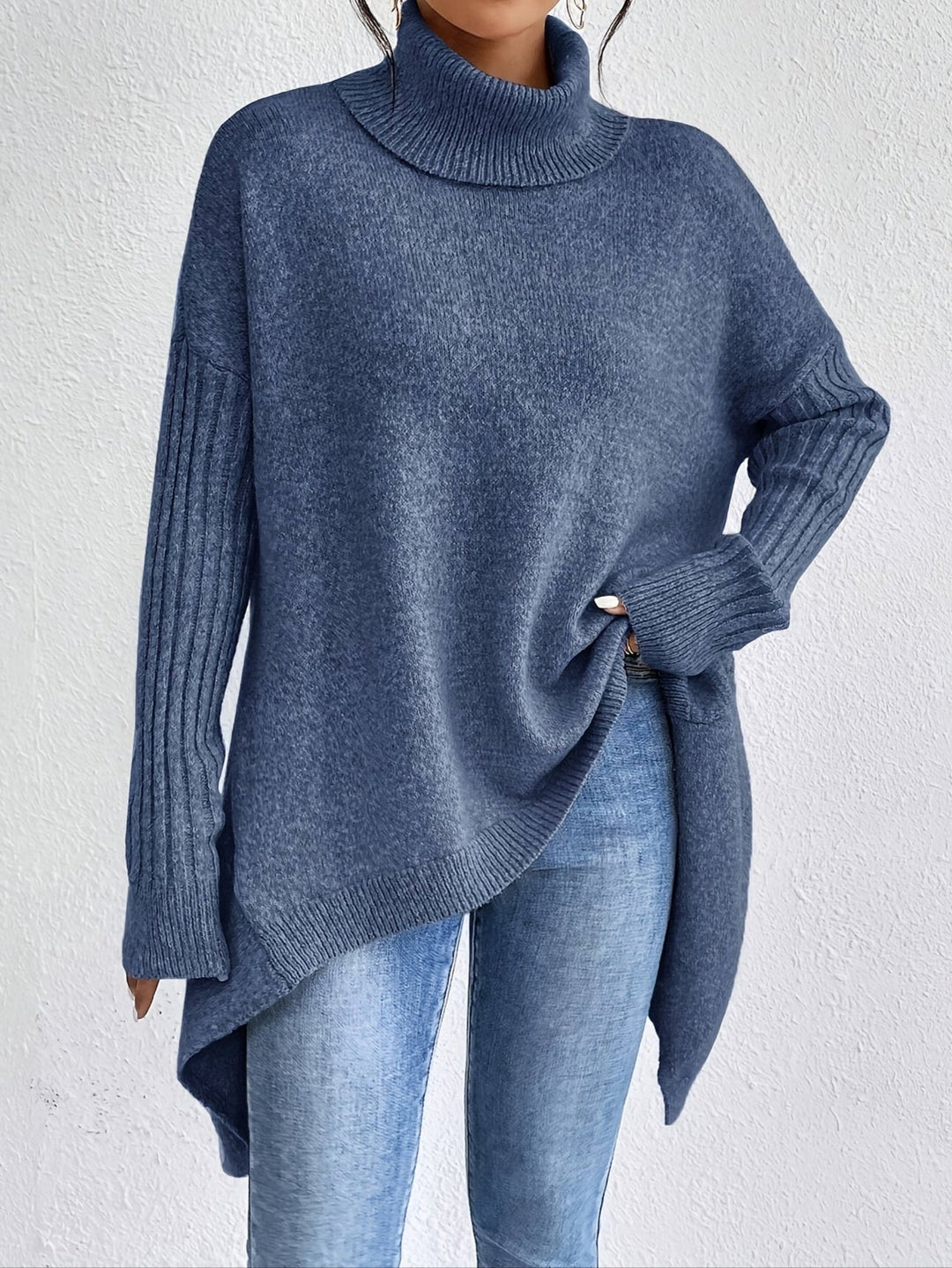 Gabrielle | Pull Col Roulé Ample