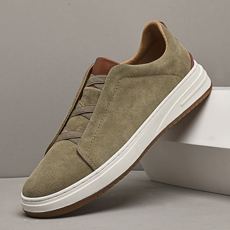 DELACROIX | CHAUSSURES SLIP-ON EN DAIM POUR HOMME