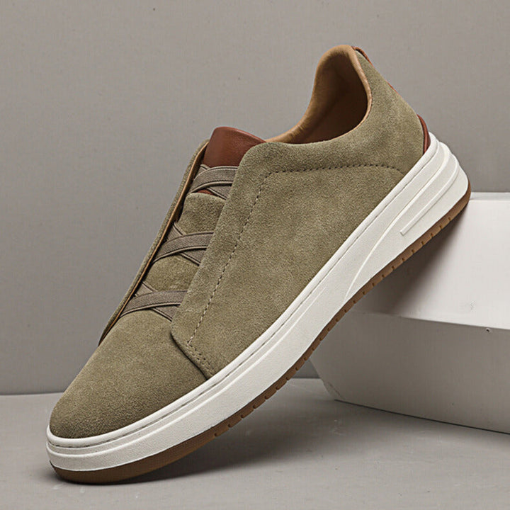 DELACROIX | CHAUSSURES SLIP-ON EN DAIM POUR HOMME