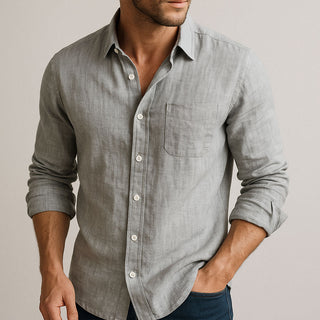 VALLURE | CHEMISE ESSENTIELLE EN LIN POUR HOMME