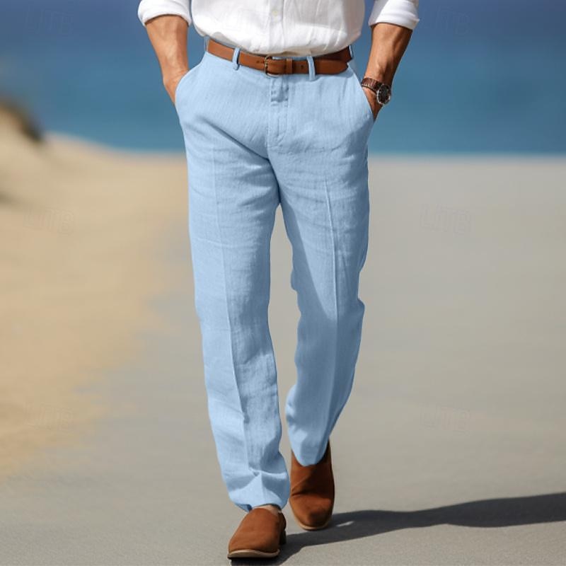 DELACROIX | PANTALON HOMME LUXE EN LIN PREMIUM