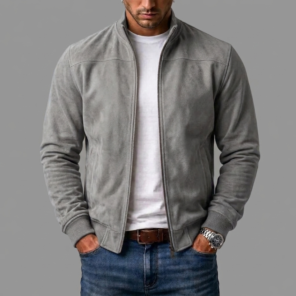 Leo | Blouson bomber en daim