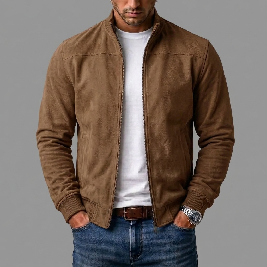 Leo | Blouson bomber en daim