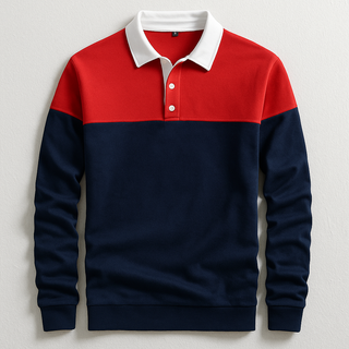 DELACROIX | POLO DE LUXE À MANCHES LONGUES