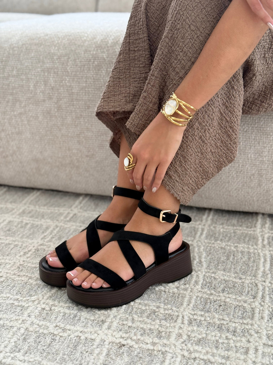 Sandales « ILENA » NOIR