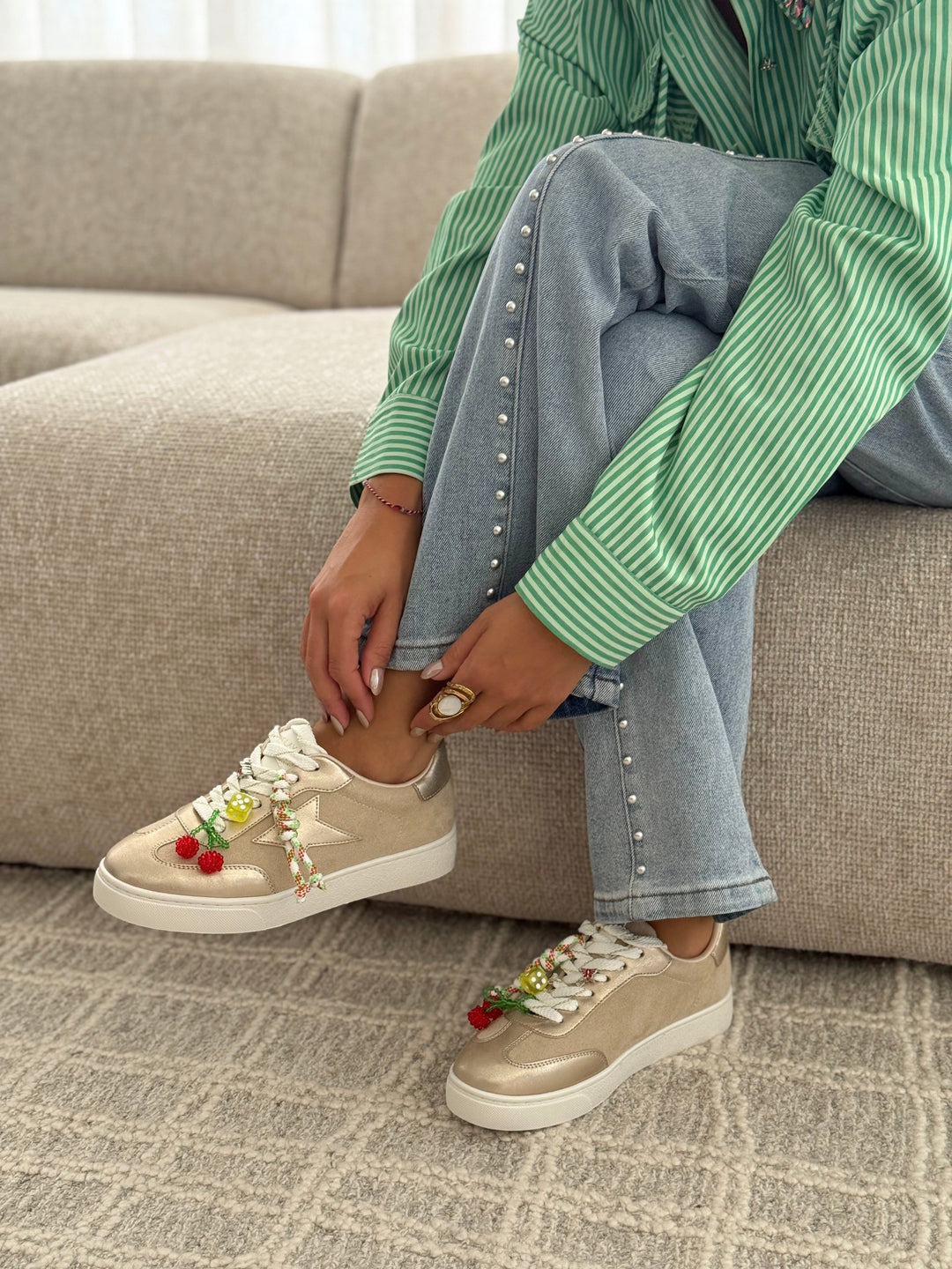 Sneakers « ADIXIA »  GOLD