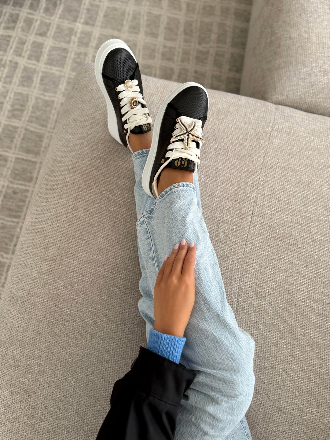 Sneakers « BRIGITTE » NOIR
