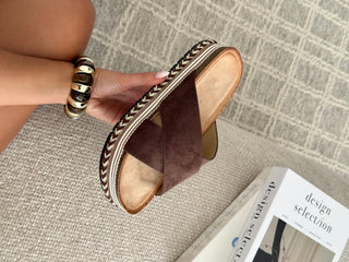 Sandales « MOLLY » MARRON