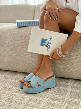 Sandales « ENYA » BLEU