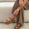 Sandales « MARJORIE » LEOPARD