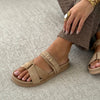 Sandales « ROBINE » TAUPE